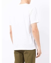 T-shirt à col rond imprimé blanc PS Paul Smith