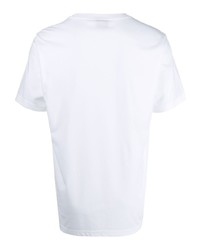 T-shirt à col rond imprimé blanc PS Paul Smith