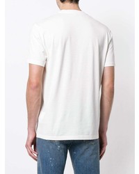 T-shirt à col rond imprimé blanc Givenchy