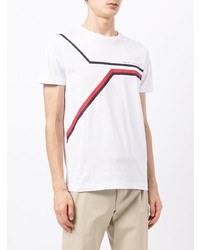 T-shirt à col rond imprimé blanc Tommy Hilfiger