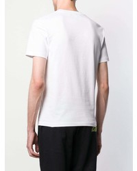 T-shirt à col rond imprimé blanc McQ Alexander McQueen