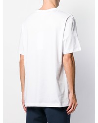 T-shirt à col rond imprimé blanc Soulland