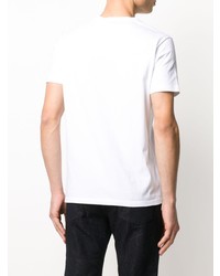 T-shirt à col rond imprimé blanc Etro