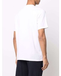 T-shirt à col rond imprimé blanc PS Paul Smith