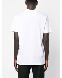 T-shirt à col rond imprimé blanc Philipp Plein