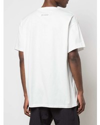 T-shirt à col rond imprimé blanc Mostly Heard Rarely Seen