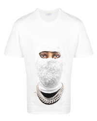 T-shirt à col rond imprimé blanc Ih Nom Uh Nit