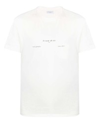 T-shirt à col rond imprimé blanc Ih Nom Uh Nit