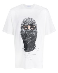 T-shirt à col rond imprimé blanc Ih Nom Uh Nit