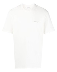 T-shirt à col rond imprimé blanc Ih Nom Uh Nit