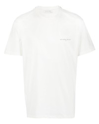 T-shirt à col rond imprimé blanc Ih Nom Uh Nit