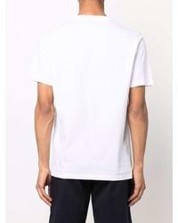 T-shirt à col rond imprimé blanc PS Paul Smith