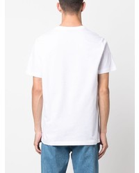 T-shirt à col rond imprimé blanc PS Paul Smith