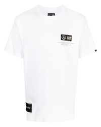 T-shirt à col rond imprimé blanc Izzue