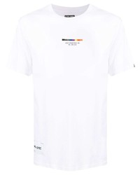 T-shirt à col rond imprimé blanc Izzue