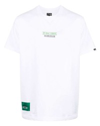 T-shirt à col rond imprimé blanc Izzue