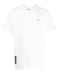 T-shirt à col rond imprimé blanc Izzue