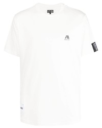 T-shirt à col rond imprimé blanc Izzue