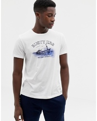 T-shirt à col rond imprimé blanc J.Crew Mercantile