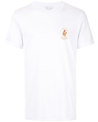 T-shirt à col rond imprimé blanc Jaw x Jawshop