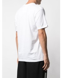 T-shirt à col rond imprimé blanc Supreme