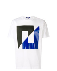 T-shirt à col rond imprimé blanc Junya Watanabe Comme Des Garçons Vintage