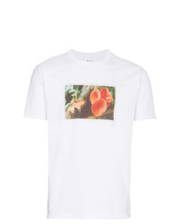 T-shirt à col rond imprimé blanc Just A T-Shirt