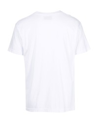 T-shirt à col rond imprimé blanc Local Authority