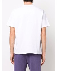 T-shirt à col rond imprimé blanc Levi's