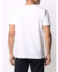 T-shirt à col rond imprimé blanc Tommy Hilfiger