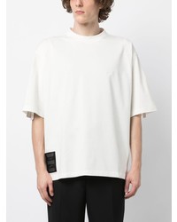 T-shirt à col rond imprimé blanc SONGZIO