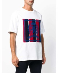 T-shirt à col rond imprimé blanc Hilfiger Collection