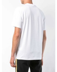 T-shirt à col rond imprimé blanc Givenchy