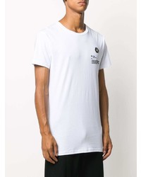 T-shirt à col rond imprimé blanc Philipp Plein