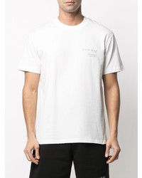 T-shirt à col rond imprimé blanc Ih Nom Uh Nit