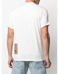 T-shirt à col rond imprimé blanc Ten C
