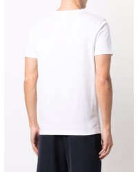 T-shirt à col rond imprimé blanc Tommy Hilfiger