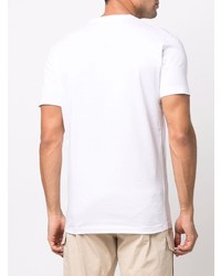 T-shirt à col rond imprimé blanc DSQUARED2