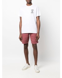 T-shirt à col rond imprimé blanc PS Paul Smith