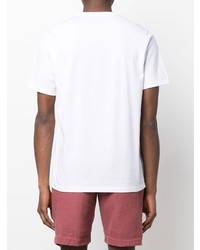 T-shirt à col rond imprimé blanc PS Paul Smith