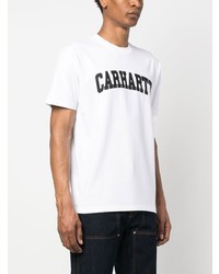 T-shirt à col rond imprimé blanc Carhartt WIP