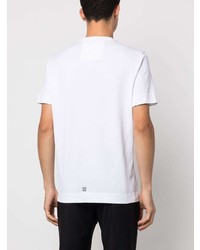 T-shirt à col rond imprimé blanc Givenchy