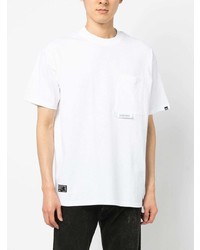 T-shirt à col rond imprimé blanc Izzue