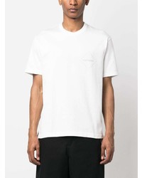 T-shirt à col rond imprimé blanc Mastermind Japan