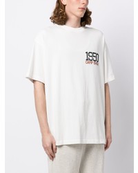 T-shirt à col rond imprimé blanc Stance