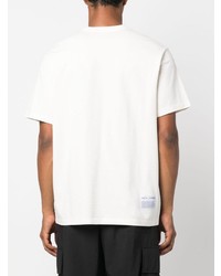 T-shirt à col rond imprimé blanc Each X Other
