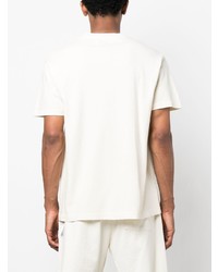 T-shirt à col rond imprimé blanc Harmony Paris