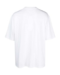 T-shirt à col rond imprimé blanc Tommy Jeans