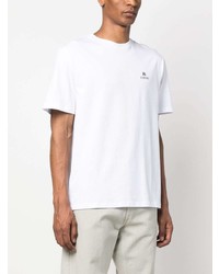 T-shirt à col rond imprimé blanc Amiri