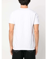 T-shirt à col rond imprimé blanc Iceberg
